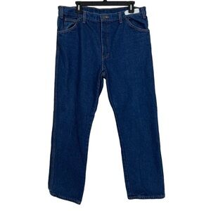 DICKIES Men’s Blue Jeans Sz W38” Actual Waist 37”/Inseam 30” Tag On Waistband